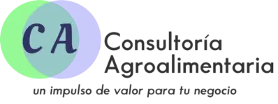 Logo Consultoría Agroalimentaria: consultoría de seguridad alimentaria, consultoría de calidad y consultoría de medio ambiente.