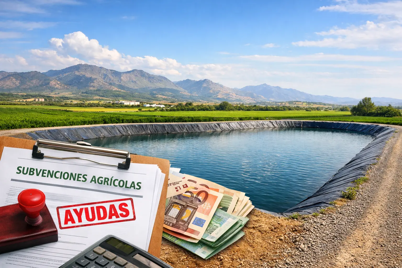 Ayudas para la construcción de balsas de riego en Andalucía: convocatoria abierta y claves para no perder la subvención